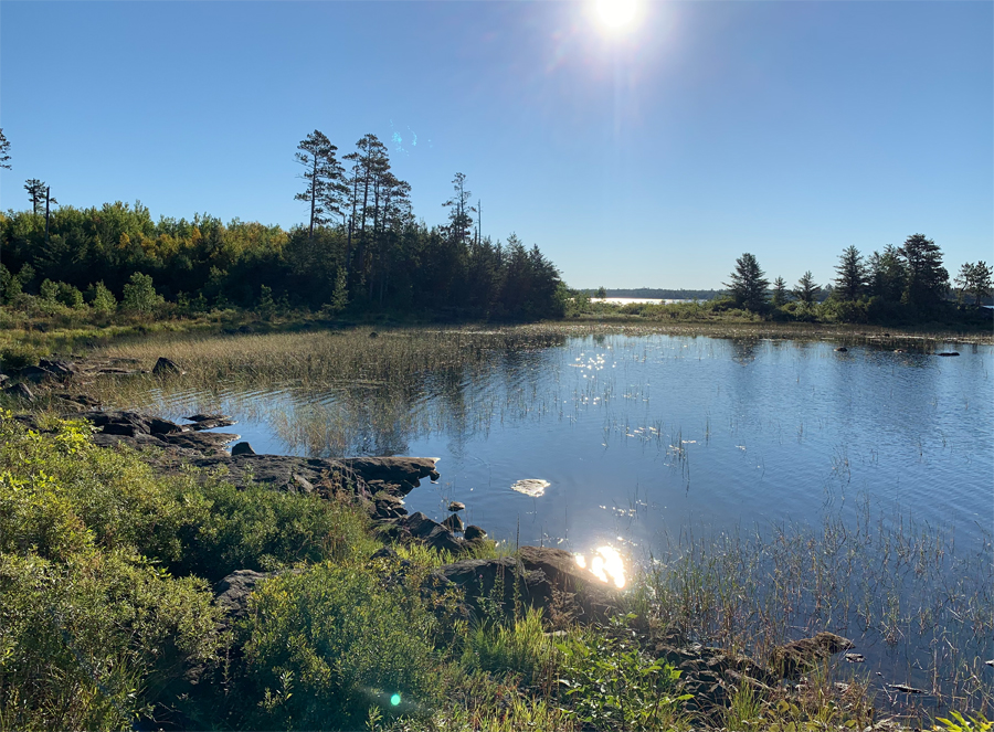 Gabbro Lake Campsite 6