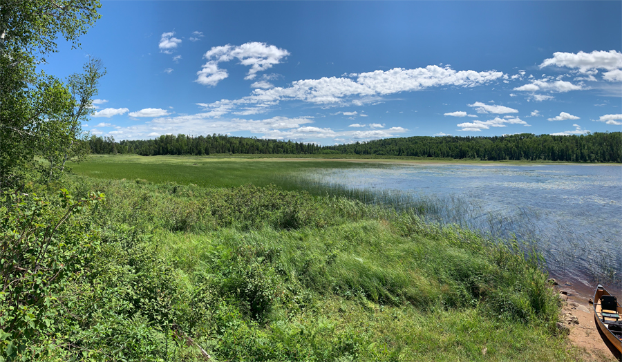 Upper Pauness Lake Campsite 5