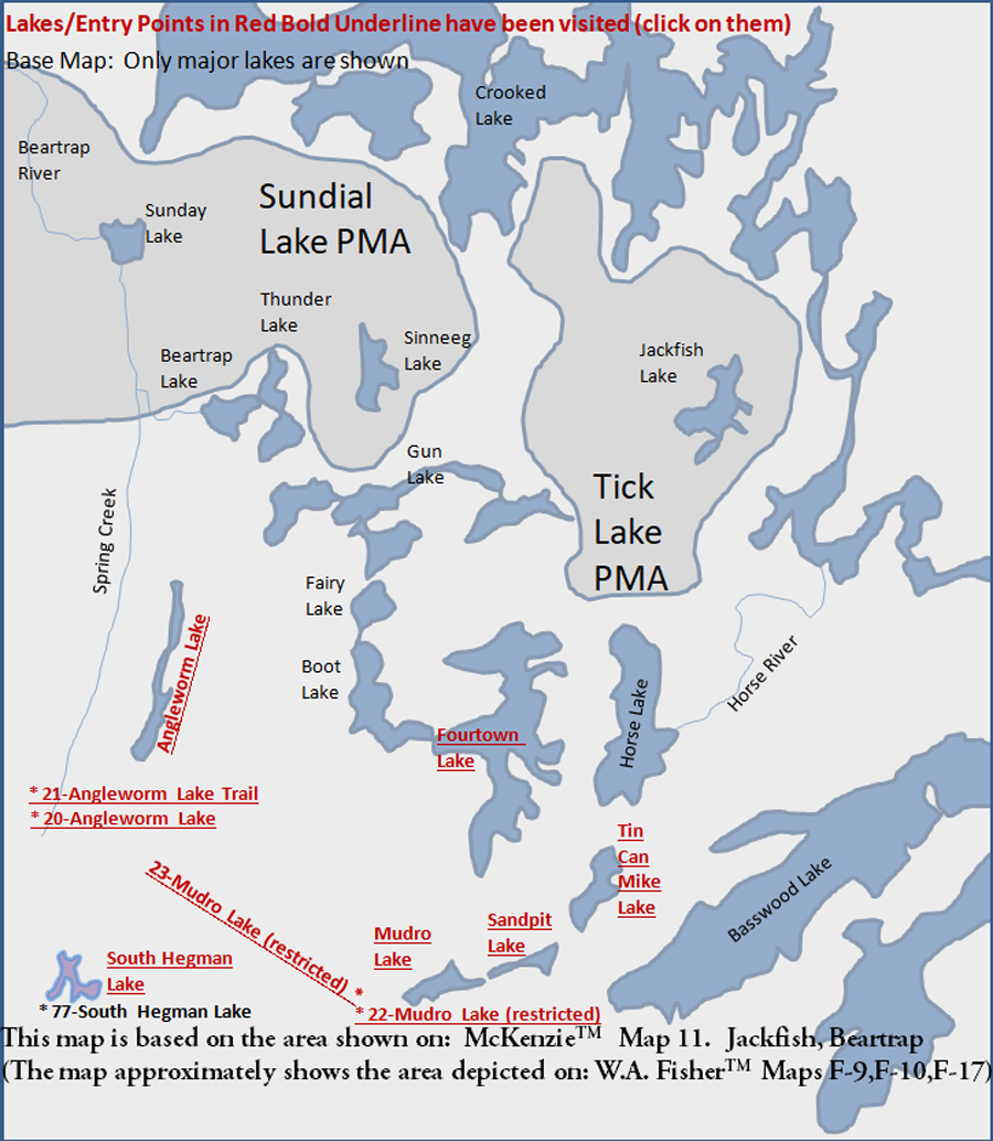 McKenzie Map 11. Jackfish, Beartrap