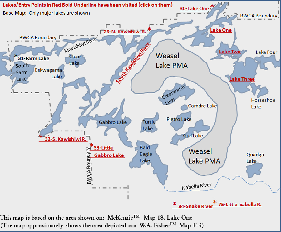 McKenzie Map 18. Lake One